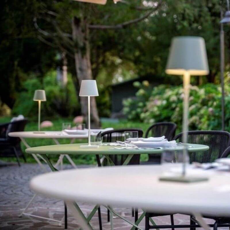 Lámparas de mesa táctiles para exteriores, modernas, recargables, inalámbricas, para dormitorio, restaurante, con puerto de carga USB