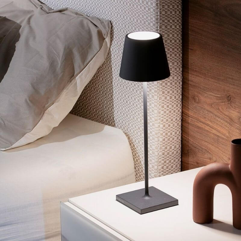 Lámparas de mesa táctiles para exteriores, modernas, recargables, inalámbricas, para dormitorio, restaurante, con puerto de carga USB