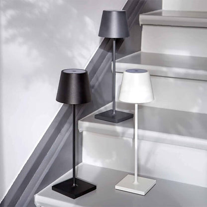 Lámparas de mesa táctiles para exteriores, modernas, recargables, inalámbricas, para dormitorio, restaurante, con puerto de carga USB