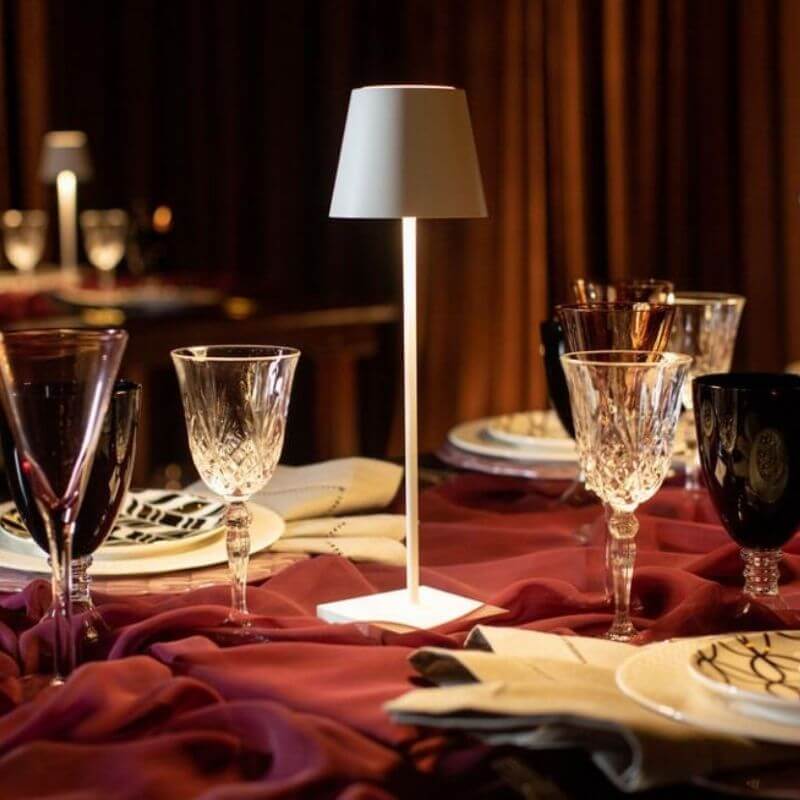 Lámparas de mesa táctiles para exteriores, modernas, recargables, inalámbricas, para dormitorio, restaurante, con puerto de carga USB