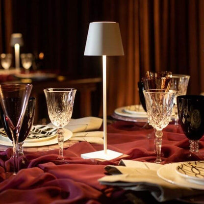 Lámparas de mesa táctiles para exteriores, modernas, recargables, inalámbricas, para dormitorio, restaurante, con puerto de carga USB